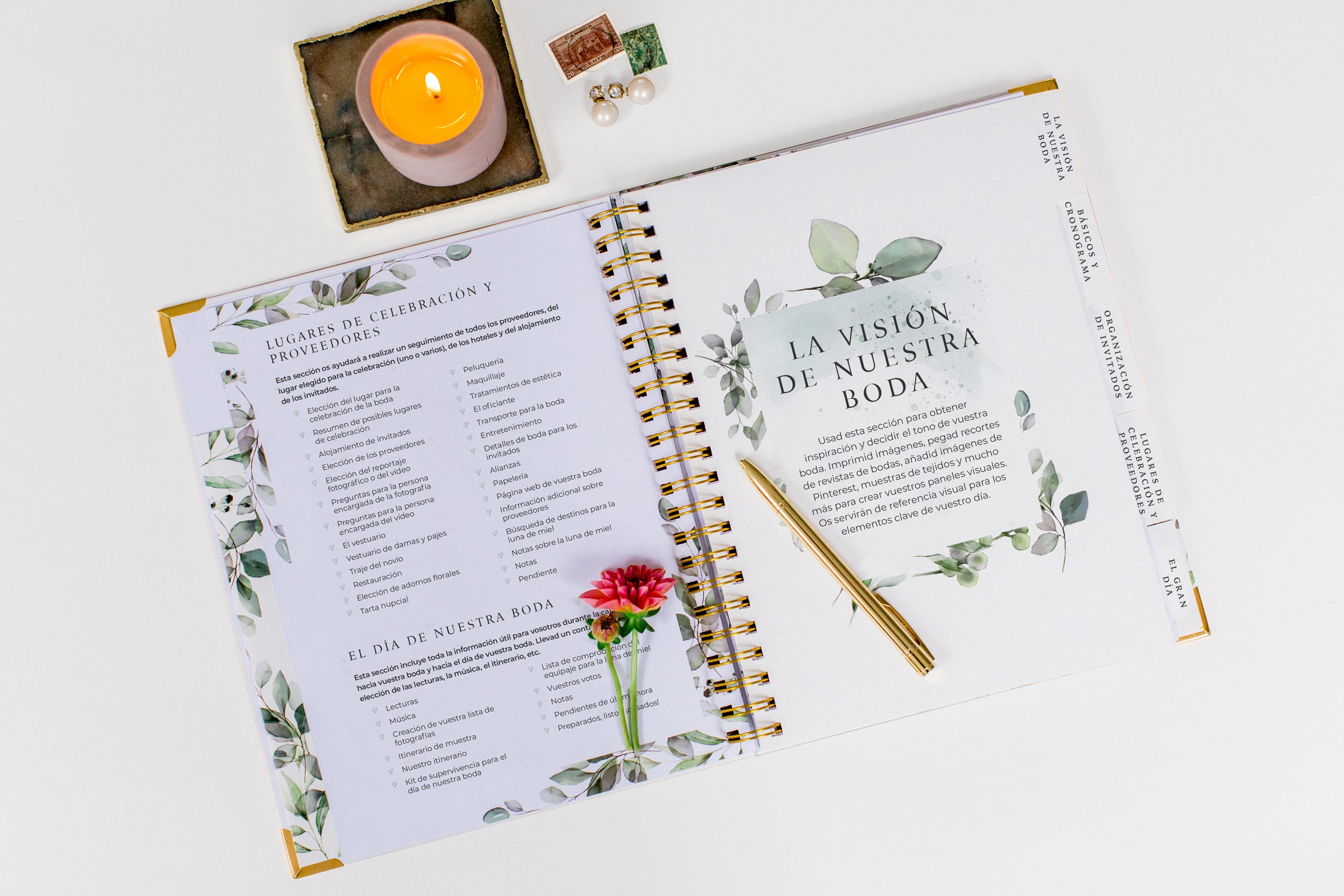 El diario de la novia - Agenda para boda - Planificador de boda: Cuaderno  organizador para la planificación de bodas de cuento y tener recuerdos de  su