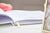 smooth touch white paper guest book